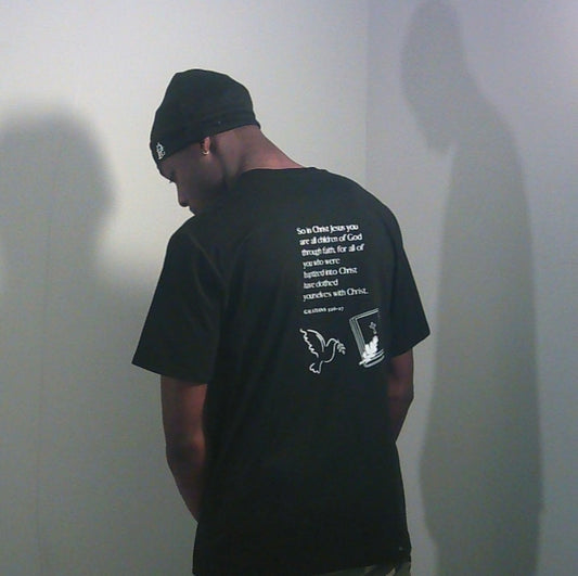 Faith in Christ T-shirt zwart